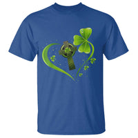St Patricks Day T Shirt Lucky Clover Irish Shamrock Celtic Cross