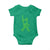 St Patricks Day Bigfoot Baby Onesie Irish Sasquatch Shamrock