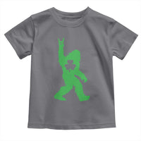 St Patricks Day Bigfoot Toddler T Shirt Irish Sasquatch Shamrock