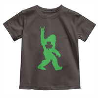 St Patricks Day Bigfoot Toddler T Shirt Irish Sasquatch Shamrock