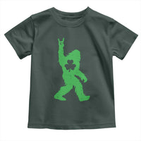 St Patricks Day Bigfoot Toddler T Shirt Irish Sasquatch Shamrock