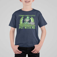 Funny St. Patrick's Day T Shirt For Kid Weed Lover I Always Carry A Little Pot With Me