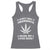 Funny St. Patrick's Day Racerback Tank Top Weed Lover Does This Shamrock Make Me Look High
