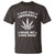 Funny St. Patrick's Day T Shirt Weed Lover Does This Shamrock Make Me Look High