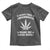 Funny St. Patrick's Day Toddler T Shirt Weed Lover Does This Shamrock Make Me Look High