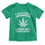Funny St. Patrick's Day Toddler T Shirt Weed Lover Does This Shamrock Make Me Look High