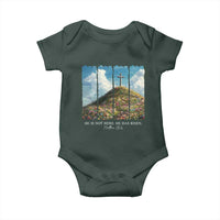 Christian Easter Baby Onesie He Is Not Here He Has Risen