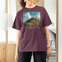 Christian Easter T Shirt For Women He Is Not Here He Has Risen