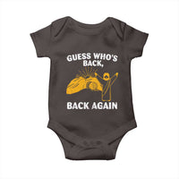 Christian Easter Baby Onesie Guess Who's Back Back Again