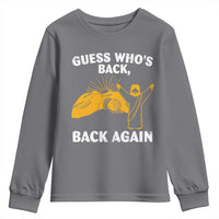 Christian Easter Youth Sweatshirt Guess Who's Back Back Again
