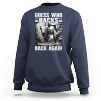 Easter Religious Sweatshirt Guess Who's Back Back Again Jesus Christian