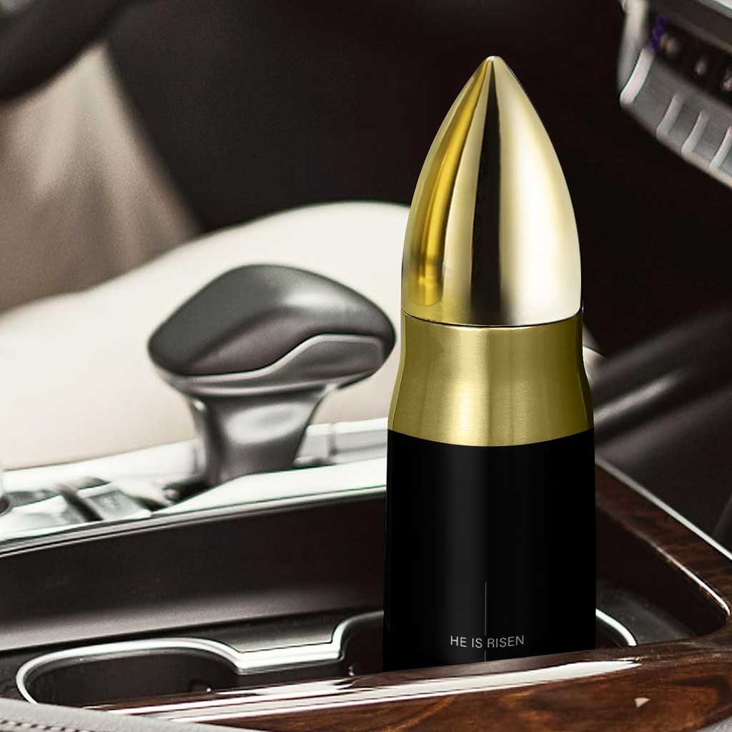 Easter Cross He Is Risen Bullet Tumbler Cross Subtle Christian Minimal Religious Faith Jesus