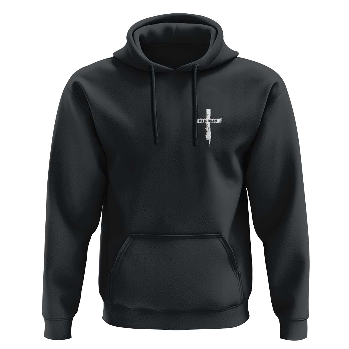 Easter Christian Cross Religious He Is Risen Hoodie