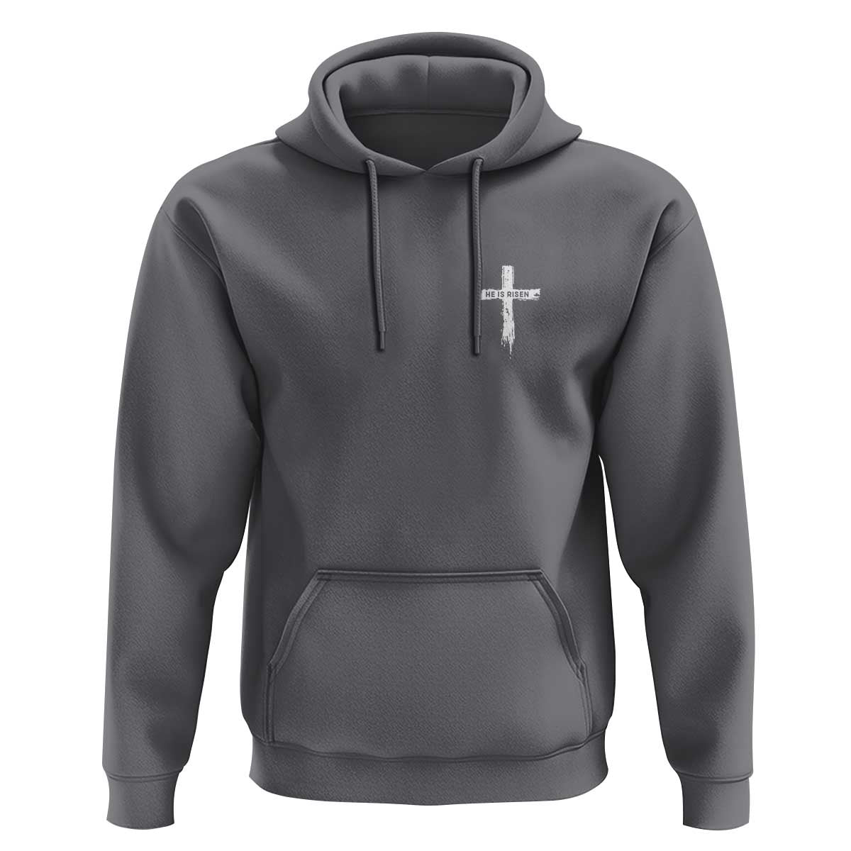 Easter Christian Cross Religious He Is Risen Hoodie