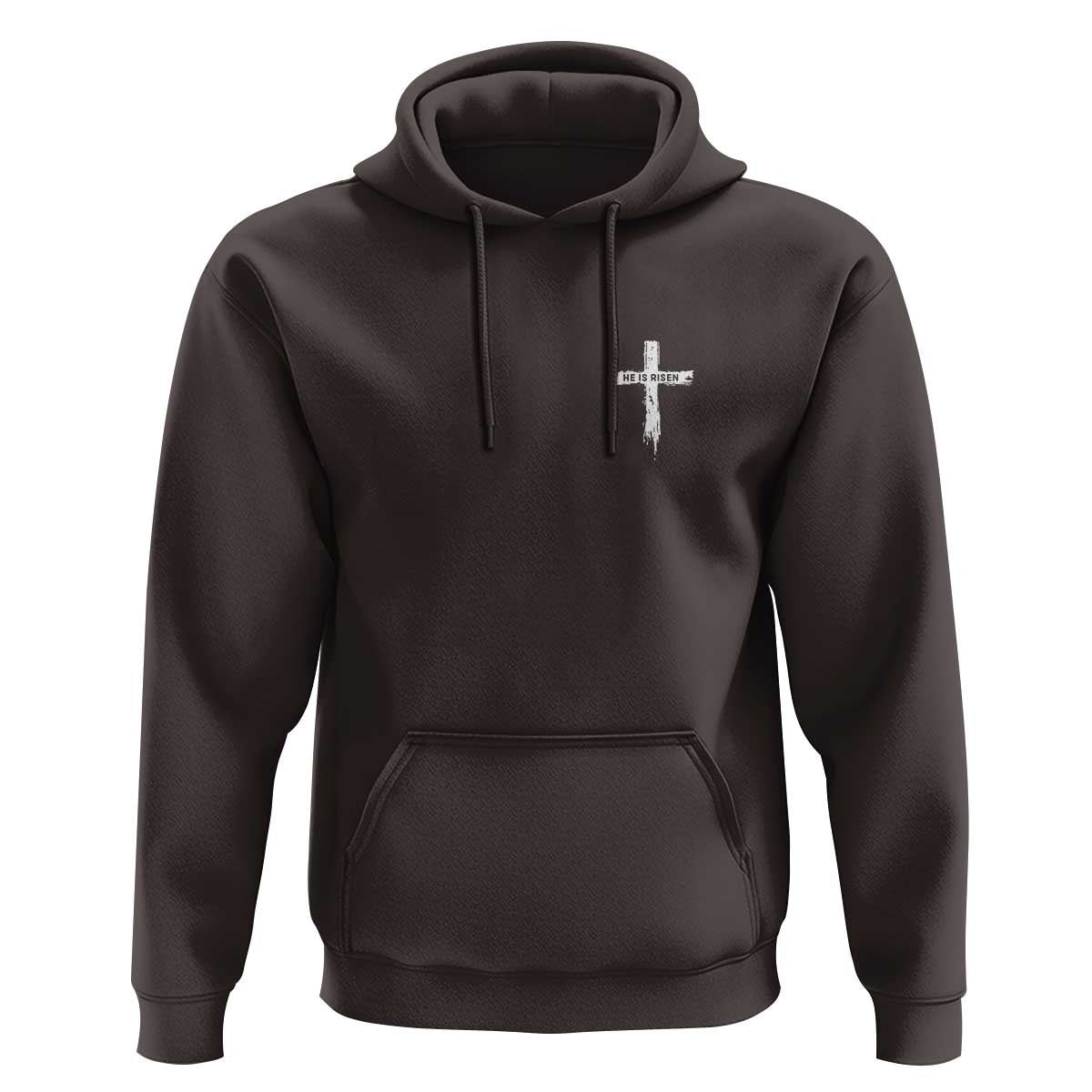 Easter Christian Cross Religious He Is Risen Hoodie