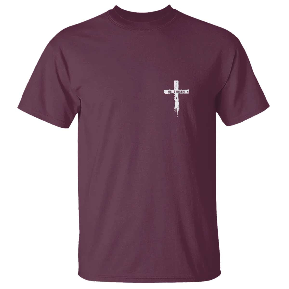 Easter Christian Cross Religious He Is Risen T Shirt