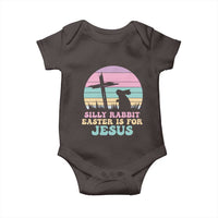 Silly Rabbit Easter Is For Jesus Christians Baby Onesie Cross Religious