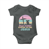 Silly Rabbit Easter Is For Jesus Christians Baby Onesie Cross Religious