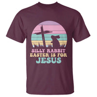 Silly Rabbit Easter Is For Jesus Christians T Shirt Cross Religious