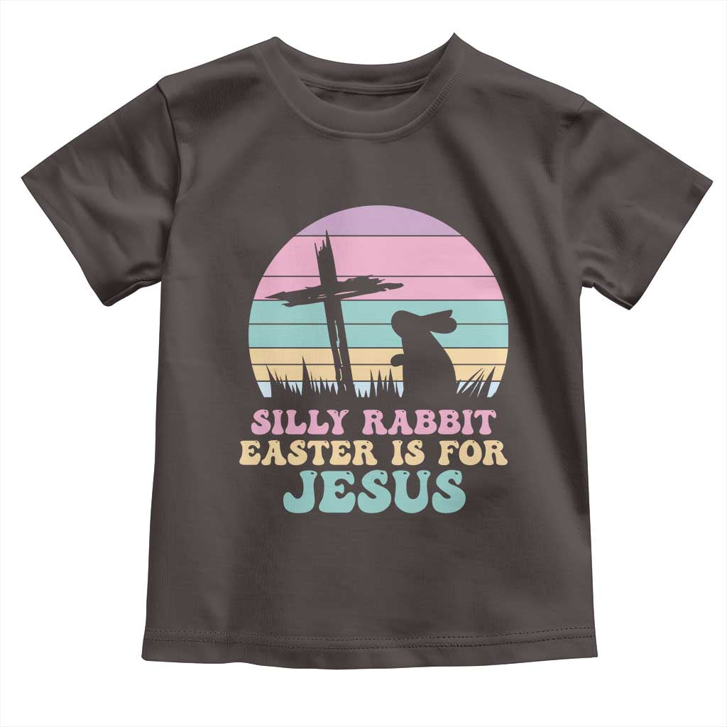 Silly Rabbit Easter Is For Jesus Christians Toddler T Shirt Cross Religious
