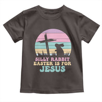 Silly Rabbit Easter Is For Jesus Christians Toddler T Shirt Cross Religious