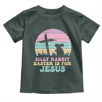 Silly Rabbit Easter Is For Jesus Christians Toddler T Shirt Cross Religious