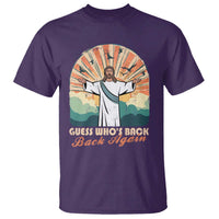 Funny Christian Easter T Shirt Guess Whos Back Jesus Religious - Wonder Print Shop