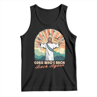 Funny Christian Easter Tank Top Guess Whos Back Jesus Religious - Wonder Print Shop