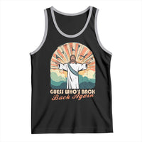 Funny Christian Easter Tank Top Guess Whos Back Jesus Religious - Wonder Print Shop
