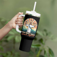 Funny Christian Easter Tumbler With Handle Guess Whos Back Jesus Religious - Wonder Print Shop