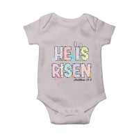 He is Risen Jesus Christian Happy Easter Baby Onesie
