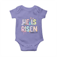 He is Risen Jesus Christian Happy Easter Baby Onesie