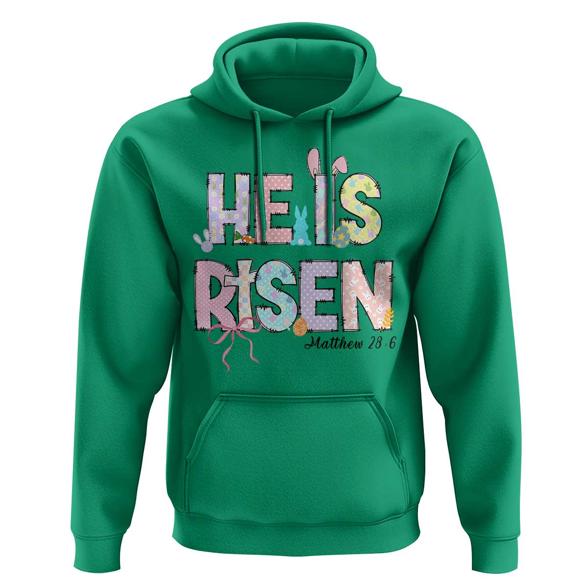 He is Risen Jesus Christian Happy Easter Hoodie