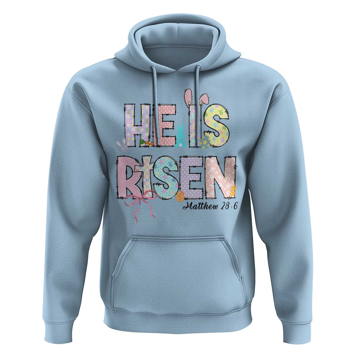 He is Risen Jesus Christian Happy Easter Hoodie