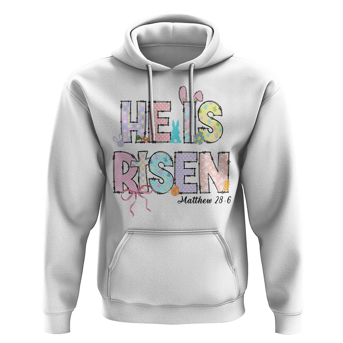 He is Risen Jesus Christian Happy Easter Hoodie