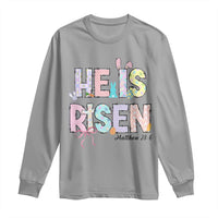 He is Risen Jesus Christian Happy Easter Long Sleeve Shirt