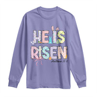 He is Risen Jesus Christian Happy Easter Long Sleeve Shirt