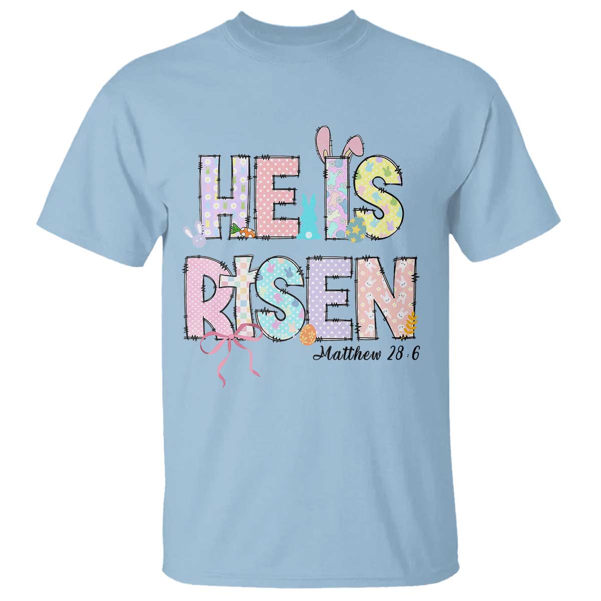 He is Risen Jesus Christian Happy Easter T Shirt