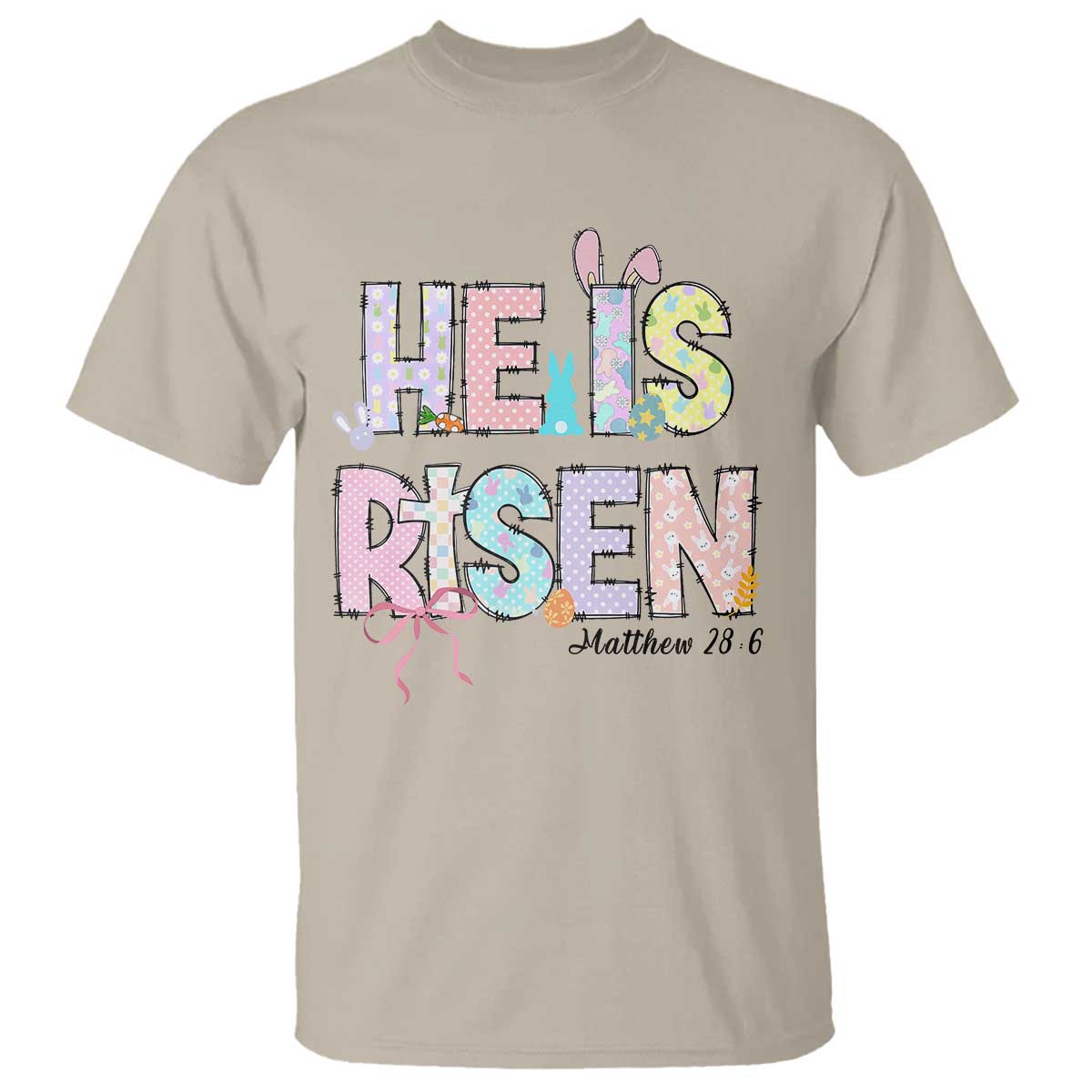 He is Risen Jesus Christian Happy Easter T Shirt