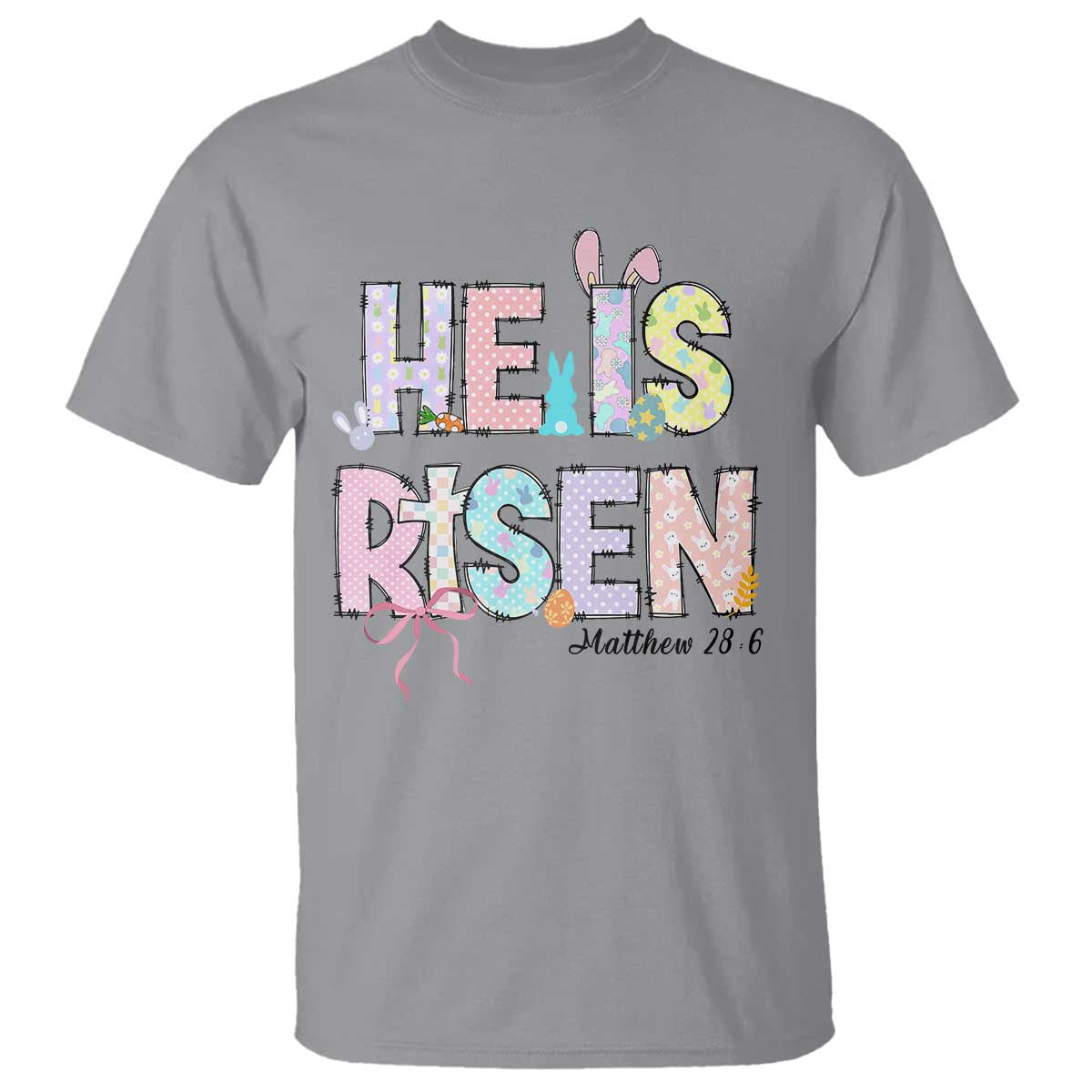 He is Risen Jesus Christian Happy Easter T Shirt