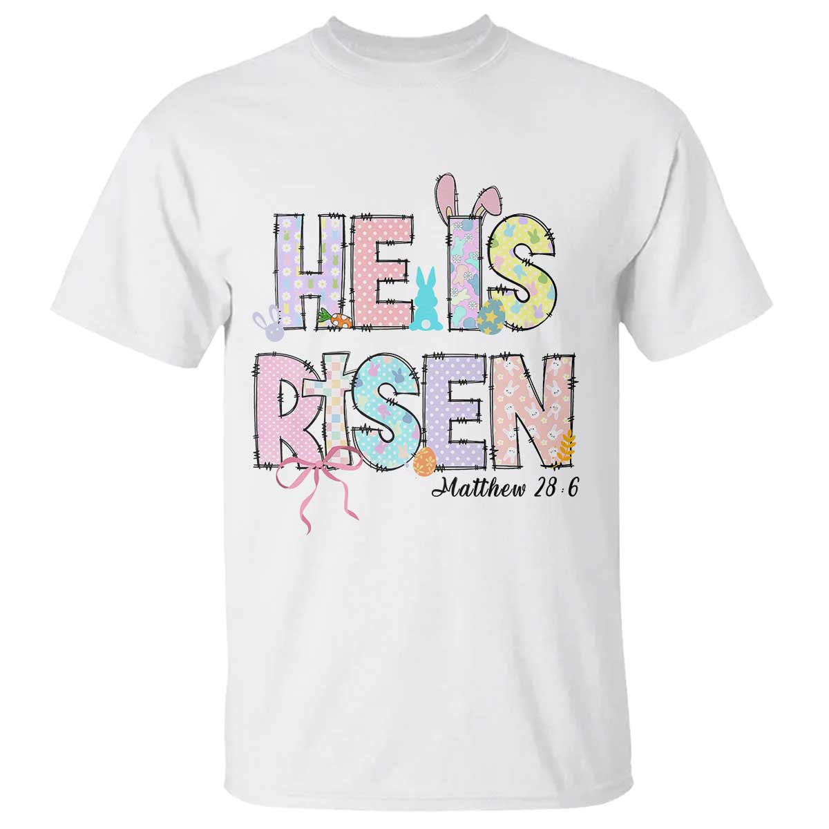 He is Risen Jesus Christian Happy Easter T Shirt