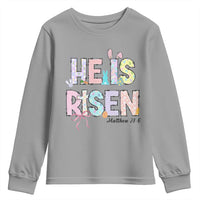 He is Risen Jesus Christian Happy Easter Youth Sweatshirt