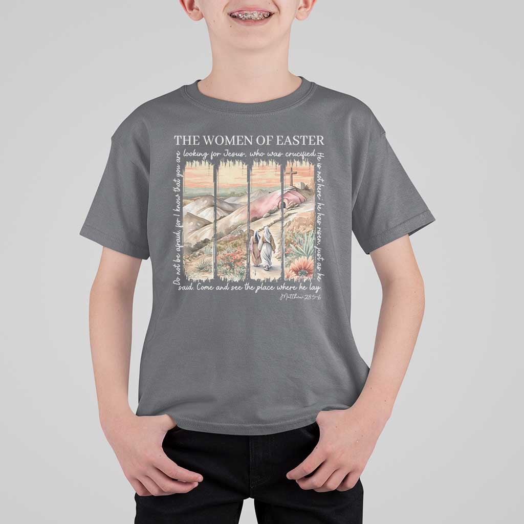 Easter Religious T Shirt For Kid Women of Easter He is Risen