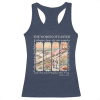 Easter Religious Racerback Tank Top Women of Easter He is Risen