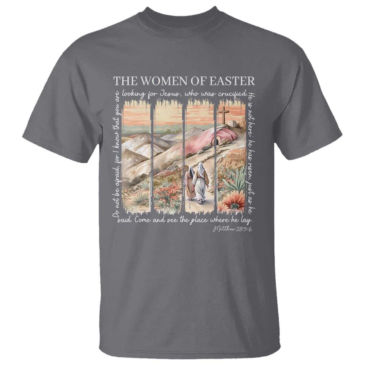 Easter Religious T Shirt Women of Easter He is Risen