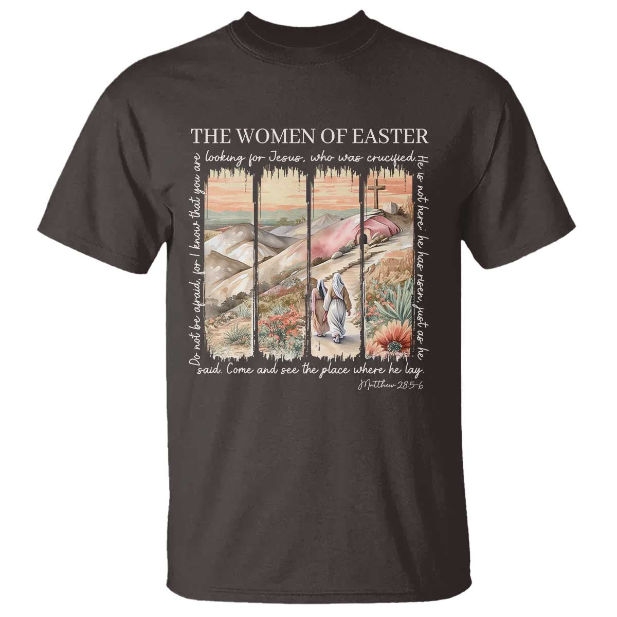 Easter Religious T Shirt Women of Easter He is Risen