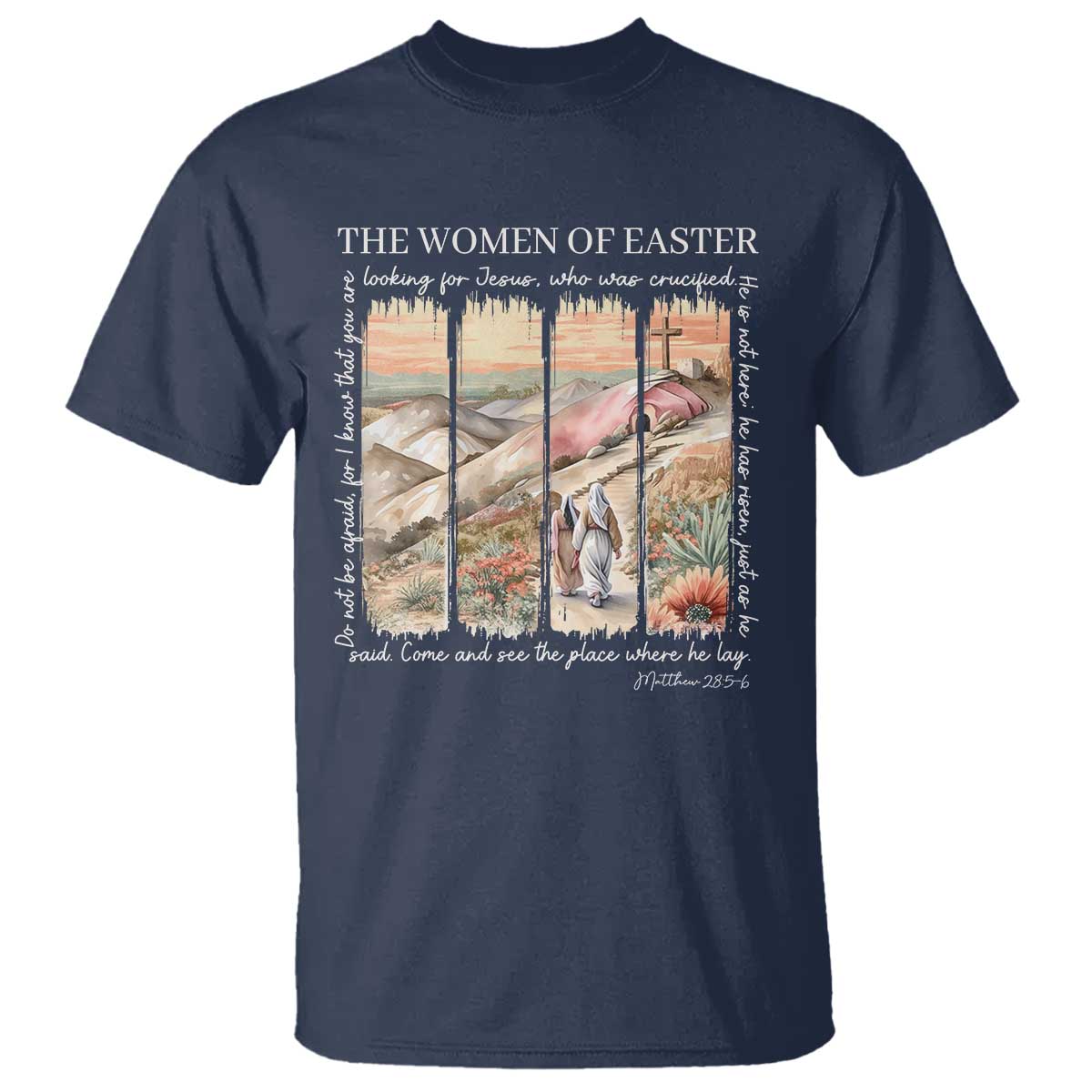 Easter Religious T Shirt Women of Easter He is Risen