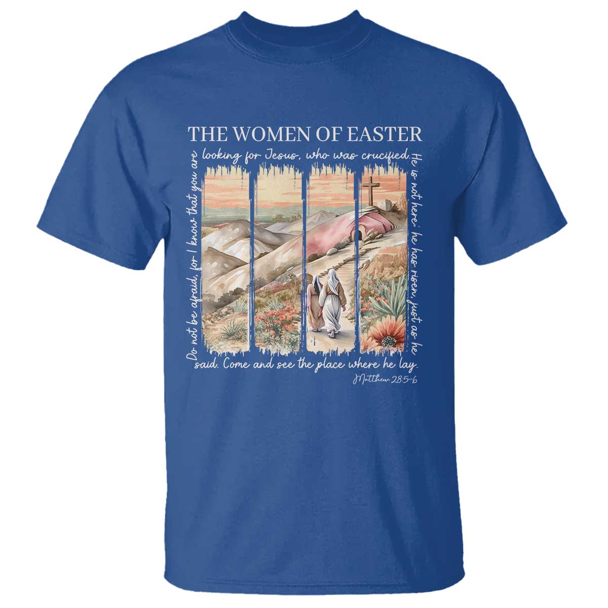 Easter Religious T Shirt Women of Easter He is Risen