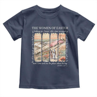 Easter Religious Toddler T Shirt Women of Easter He is Risen