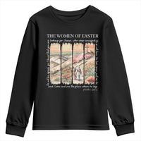 Easter Religious Youth Sweatshirt Women of Easter He is Risen